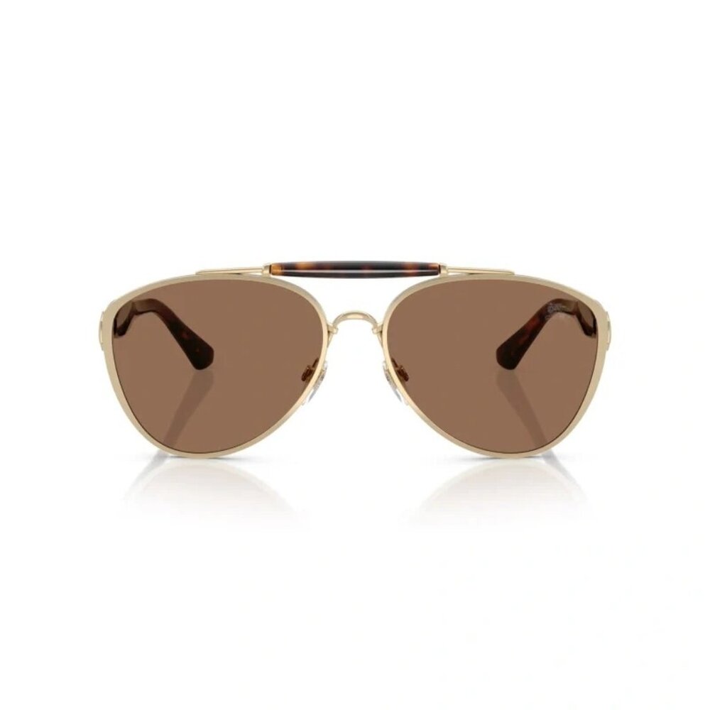 NEW BURBERRY SUNGLASSES UNISEX BE3160 1109/73 GOLD BLACK EYEWEAR BE3160 110973 - Picture 3 of 4